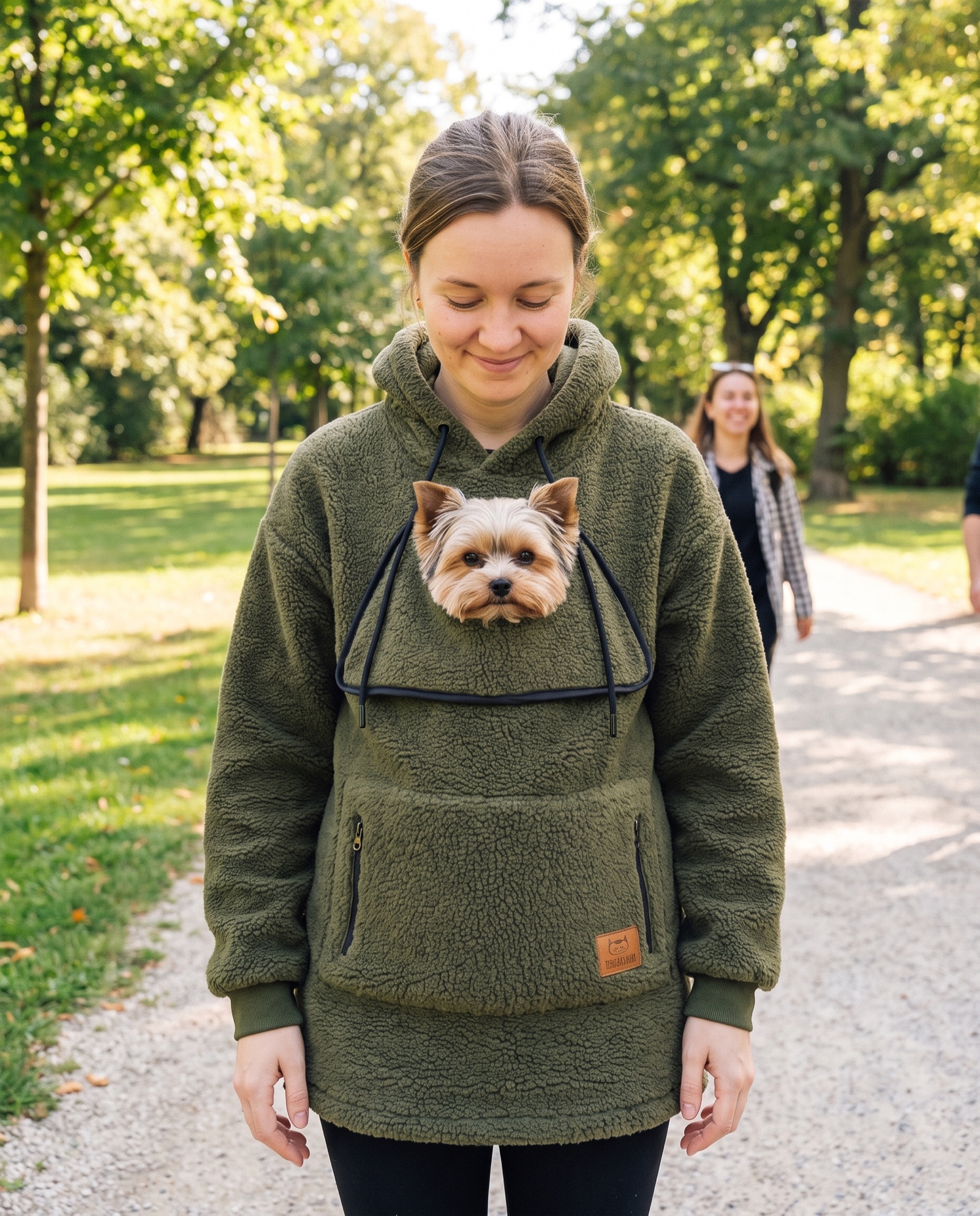 TuliBluza w kolorze oliwkowym, ujęcie 1